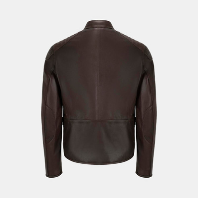 Dugan Kahve Erkek Deri Mont