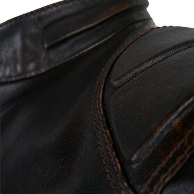 Edessa Gri Erkek Deri Mont