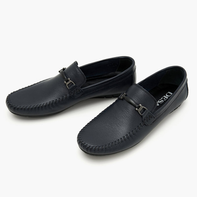 Edmond Lacivert Erkek Deri Loafer