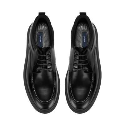 Efren Siyah Erkek Deri Loafer