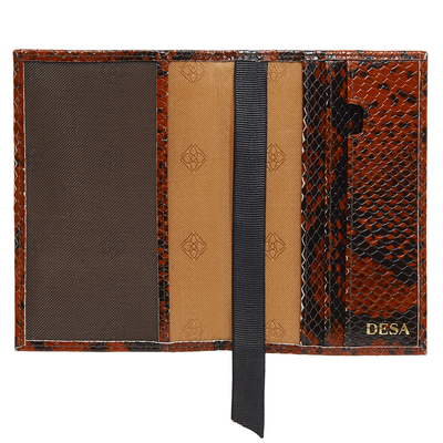 Egzotik Baskılı Deri Pasaportluk