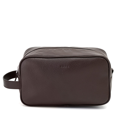 Eldon Kahve Erkek Deri Tıraş El Çantası