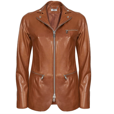 Elenore Kadın Deri Blazer Spor Ceket