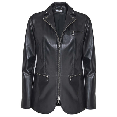 Elenore Kadın Deri Blazer Spor Ceket