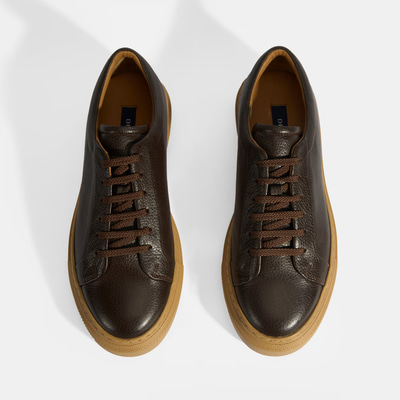 Eliseo Kahve Erkek Deri Bağcıklı Günlük Ayakkabı