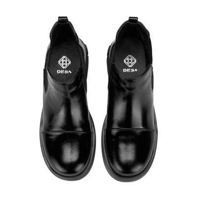 Elodie Siyah Kadın Deri Bot