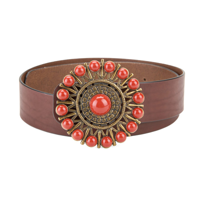 Ember Kahve Kadın Deri Kemer