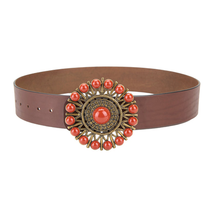 Ember Kahve Kadın Deri Kemer