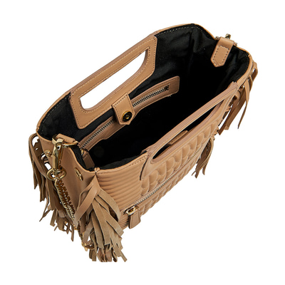 Emelina Kadın Deri Püsküllü El Çantası