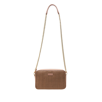 Emeline Kadın Örgülü Zincir Detaylı Deri Omuz Çantası