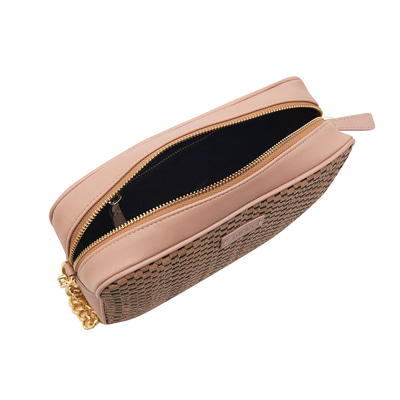 Emeline Kadın Örgülü Zincir Detaylı Deri Omuz Çantası