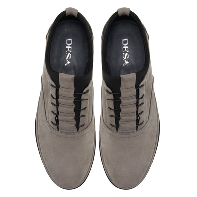 Emil Gri Erkek Nubuk Günlük Ayakkabı