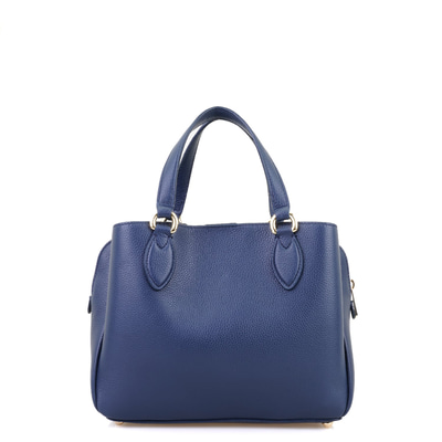 Emil Lacivert Kadın Deri El Çantası