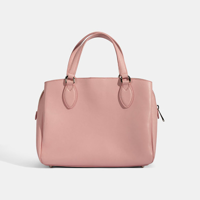 Emil Pembe Kadın Deri El Çantası