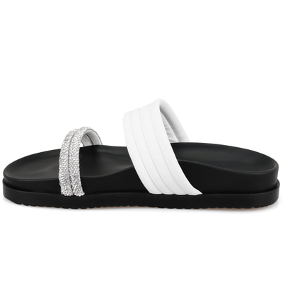 Emilo Beyaz Kadın DesaComfort Tabanlı Terlik