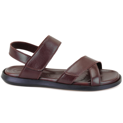 Erica Kahve Erkek Deri Sandalet