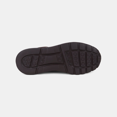 Erkek Acı Kahve Bağcıklı Süet Detaylı Deri Sneaker