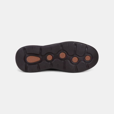 Erkek Acı Kahve Lastik Bağcıklı Nubuk Sneaker