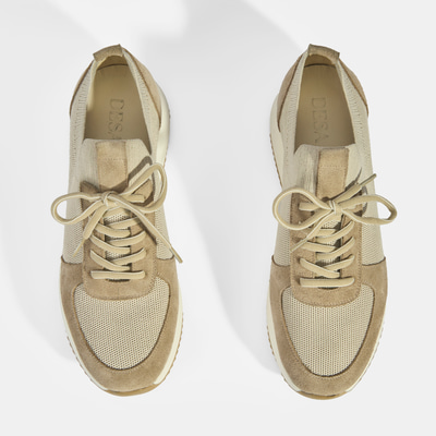 Erkek Bej Bağcıklı Süet Günlük Ayakkabı