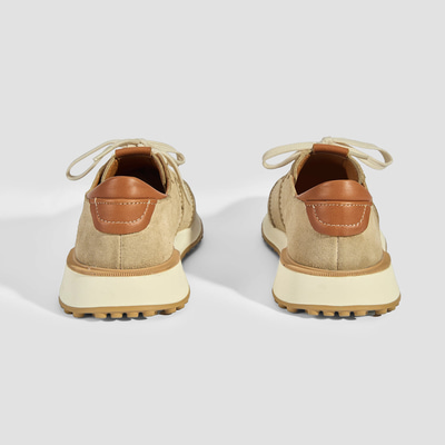 Erkek Bej Süet Bağcıklı Günlük Ayakkabı