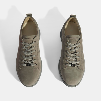 Erkek Gri Bağcıklı DesaComfort Günlük Ayakkabı