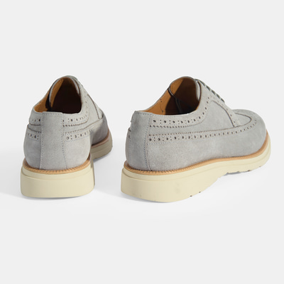 Erkek Gri Bağcıklı Süet Günlük Ayakkabı