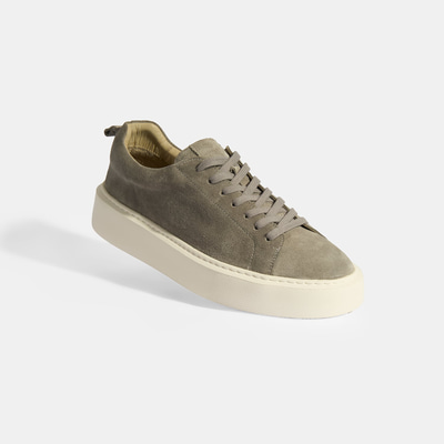 Erkek Gri Bağcıklı Süet Günlük Ayakkabı