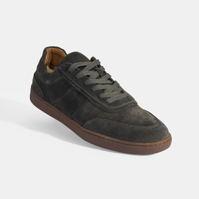 Erkek Gri Bağcıklı Süet Günlük Ayakkabı