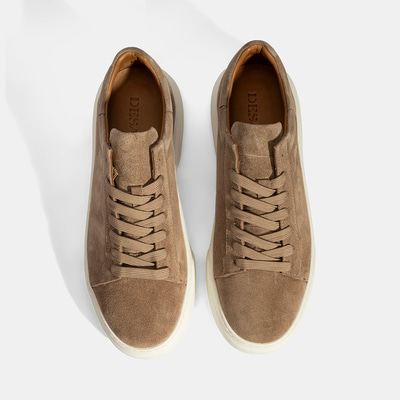 Erkek Kahve Bağcıklı Deri Günlük Ayakkabı