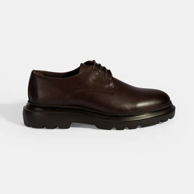 Erkek Kahve Bağcıklı Deri Klasik Ayakkabı