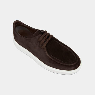 Erkek Kahve Bağcıklı Süet Deri Günlük Ayakkabı