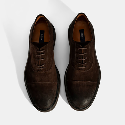 Erkek Kahve Bağcıklı Süet Günlük Ayakkabı