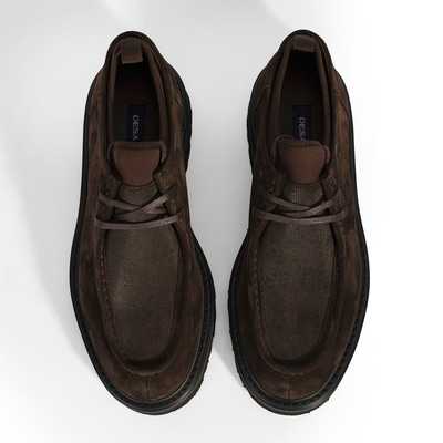 Erkek Kahve Bağcıklı Süet Günlük Ayakkabı