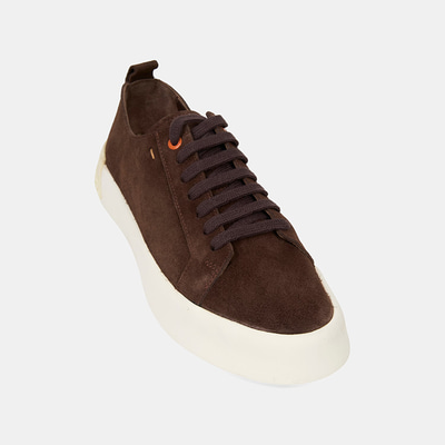 Erkek Kahve Bağcıklı Süet Spor Ayakkabı