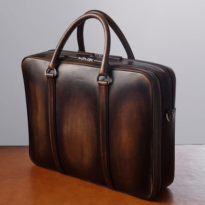 Erkek Kahve Deri Evrak Çantası