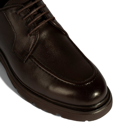 Erkek Kahve Deri Günlük Ayakkabı