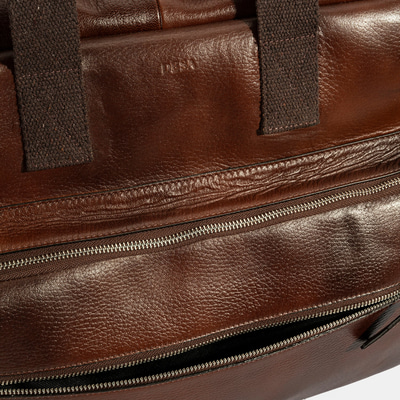 Erkek Kahve Deri Seyahat Çantası