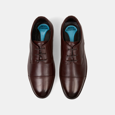 Erkek Kahve DesaComfort Deri Klasik Ayakkabı