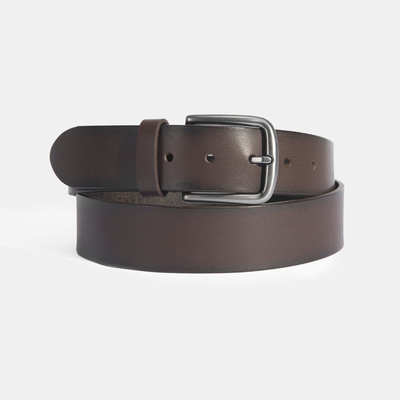 Erkek Kahve Spor Deri Kemer