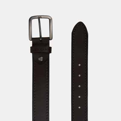 Erkek Kahve Spor Deri Kemer