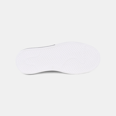 Erkek Kırık Beyaz DesaComfort Bağcıklı Beyaz Tabanlı Deri Sneaker