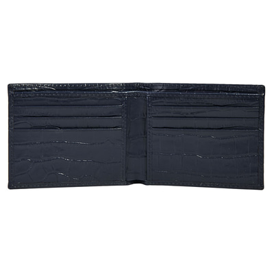 Erkek Kroko Baskılı Deri Cüzdan