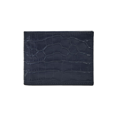 Erkek Kroko Baskılı Deri Cüzdan