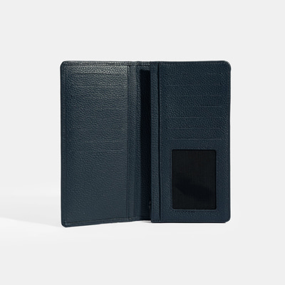 Erkek Lacivert Deri Cüzdan