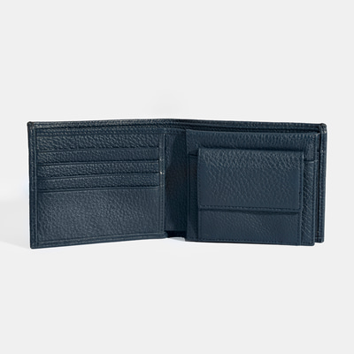 Erkek Lacivert Deri Cüzdan