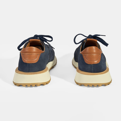 Erkek Lacivert Süet Bağcıklı Günlük Ayakkabı