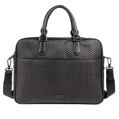 Erkek Örgü Deri Evrak Çantası