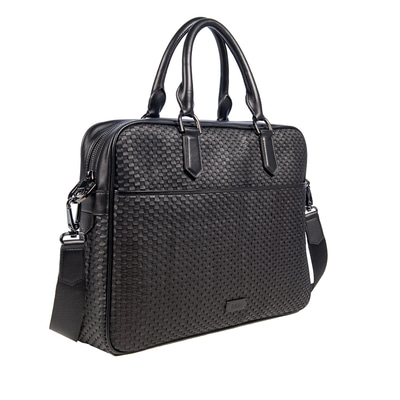 Erkek Örgü Deri Evrak Çantası