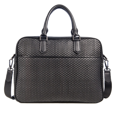 Erkek Örgü Deri Evrak Çantası