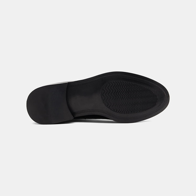 Erkek Siyah Bağcıklı Brogue Klasik Deri Ayakkabı